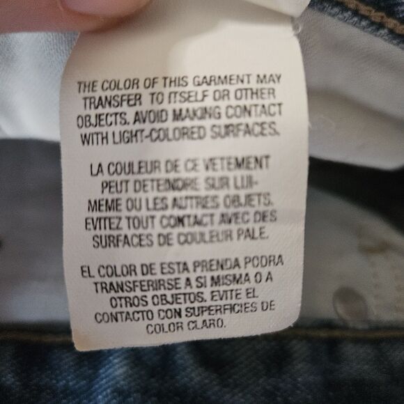 Tommy Hilfiger Boyfriend Jeans Women 6 Cuffed Crop Denim 100% Cotton Y2K - Picture 4 of 13